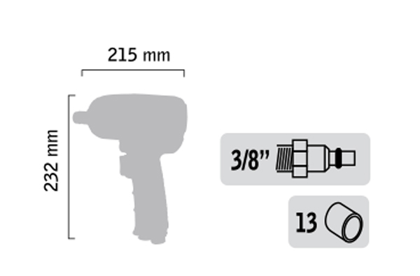 COFFRET CLÉ À CHOCS 3/4″ – « BUFFALO »