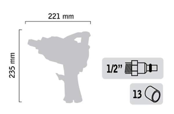 Clé à chocs 3/4″ – PAOLI