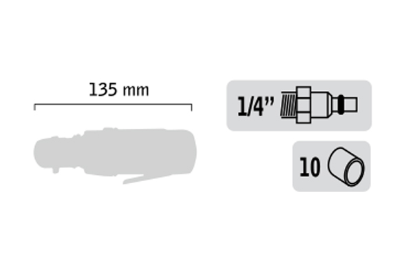 Clé à rochet 3/8″