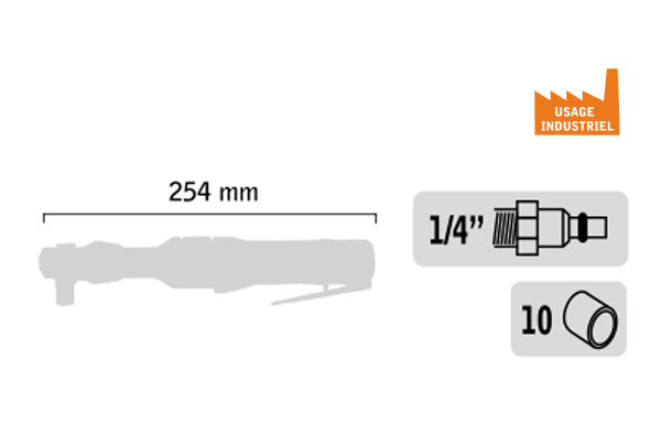 Clé à rochet 1/2″