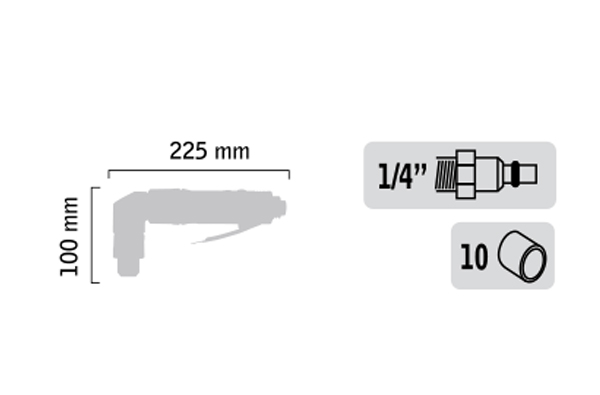 Perceuse d’angle