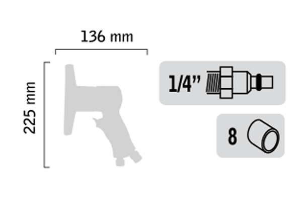 Disqueuse ø 115 -125