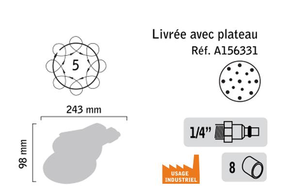 Ponceuse orbitale ø 150