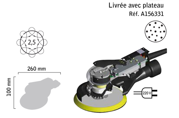 PONCEUSE ORBITALE Ø 150