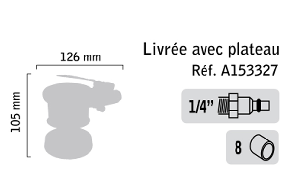 Mini lustreuse de paume ø75