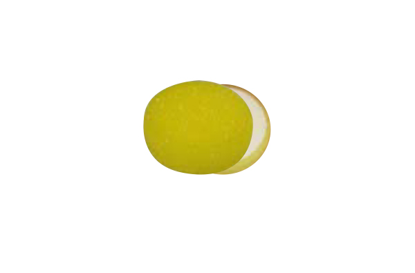 Mousse jaune ø75 velcro - A144419