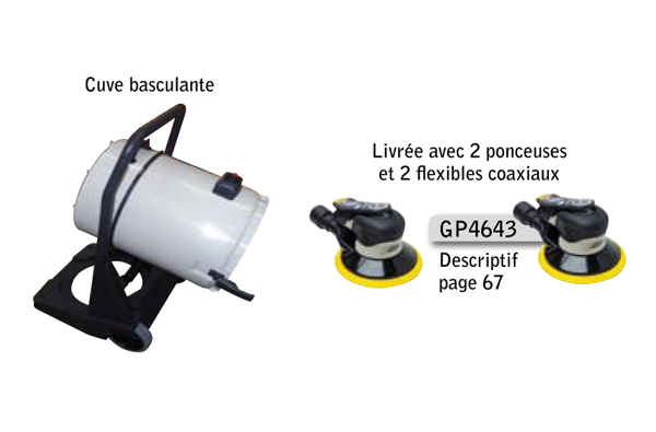 Centrales d’aspiration avec décolmataae manuel