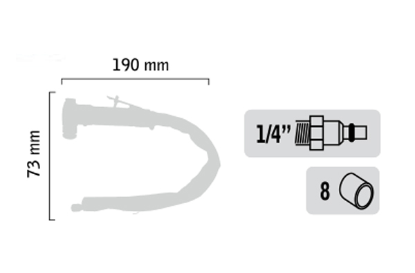 Coffret complet couteau à pare-brise