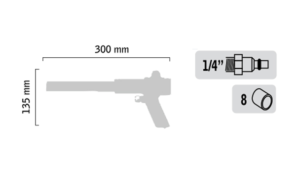 Pistolet venturi