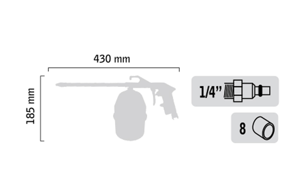 Pistolet de lavage