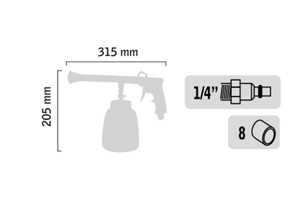 Pistolet de lavage