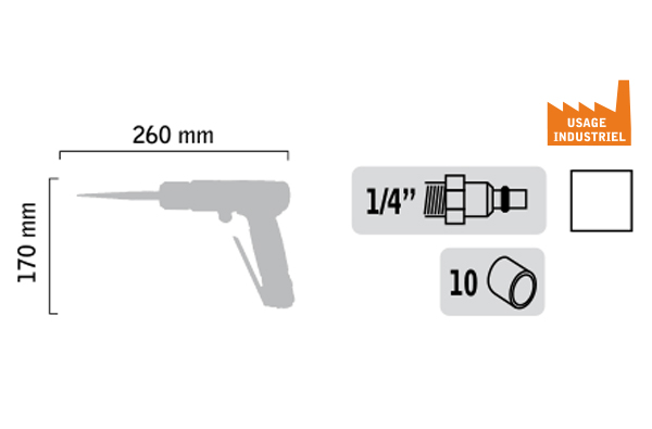 Burineur pistolet